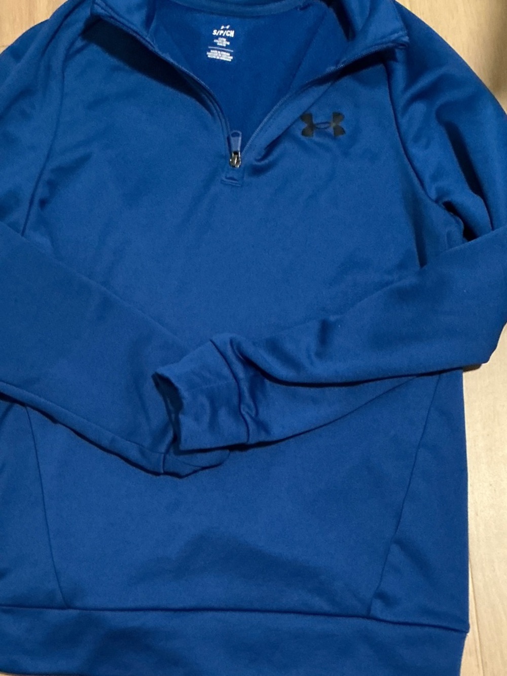 Under Armour Royal Blue Quarter-Zip Pullover